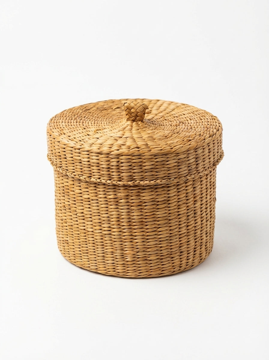Storage Basket with Lid – Luxe Opbergmand met Deksel